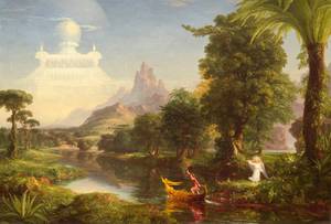 Quelle: Thomas Cole: The Voyage of Life, 1842 · Courtesy National Gallery of Art, Washington
