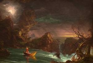 Quelle: Thomas Cole: The Voyage of Life, 1842 · Courtesy National Gallery of Art, Washington