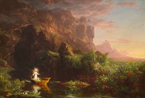 Quelle: Thomas Cole: The Voyage of Life, 1842 · Courtesy National Gallery of Art, Washington